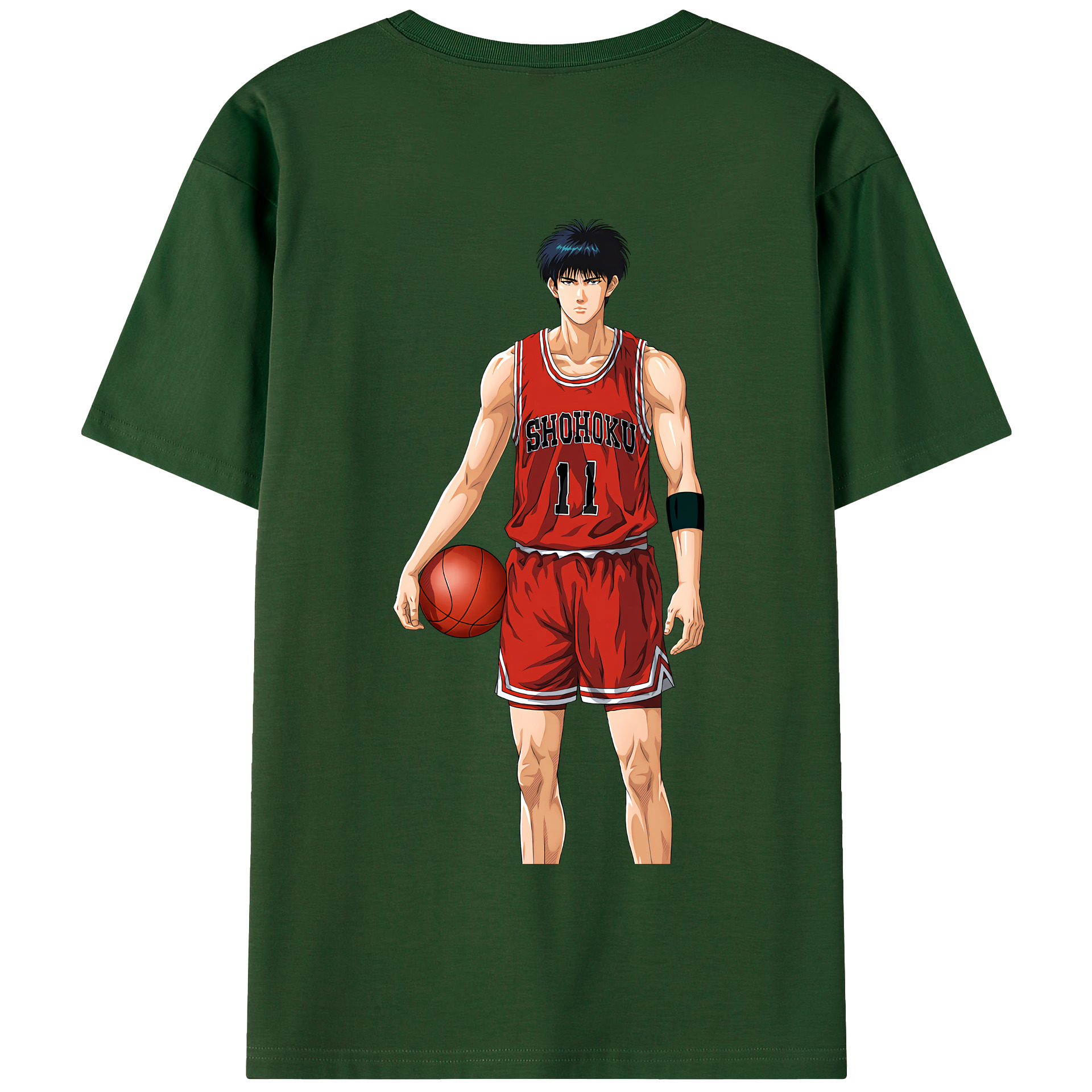 SLAM DUNK／スラムダンク 綿100％半袖Tシャツ（背面プリント）